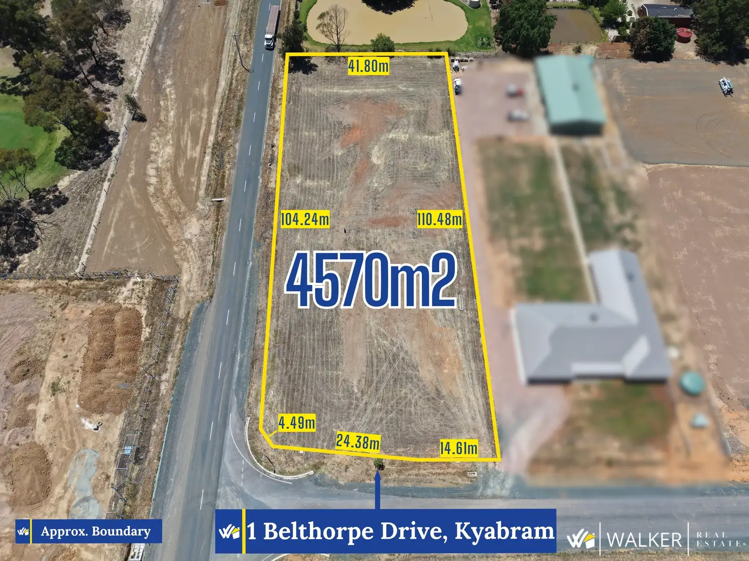 Main view of Homely land listing, 1 Belthorpe Drive, Kyabram VIC 3620