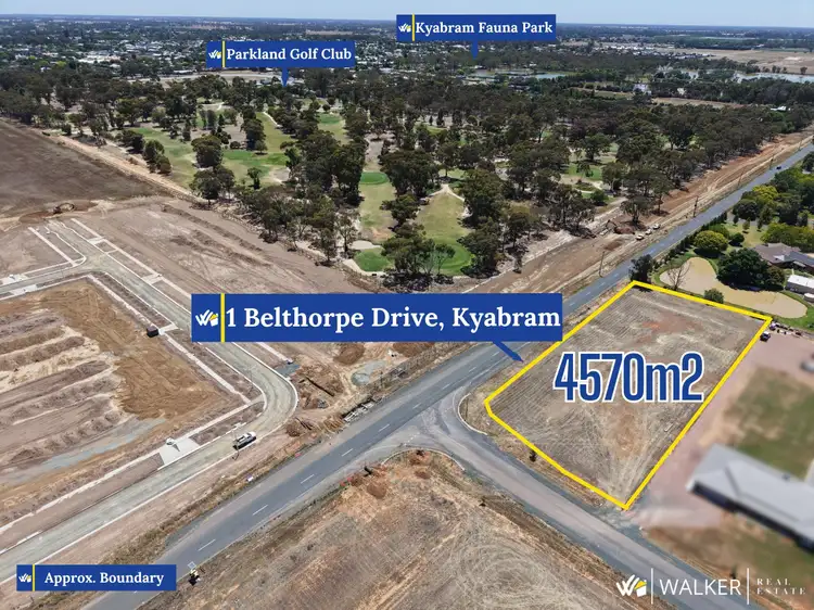 Second view of Homely land listing, 1 Belthorpe Drive, Kyabram VIC 3620