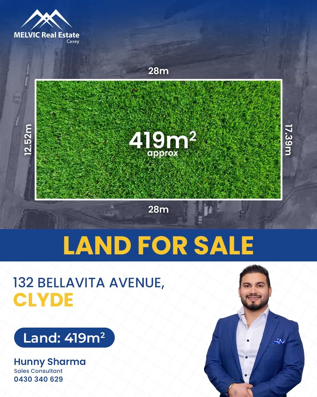 Main view of Homely land listing, 132 Bellavita Avenue, Clyde VIC 3978