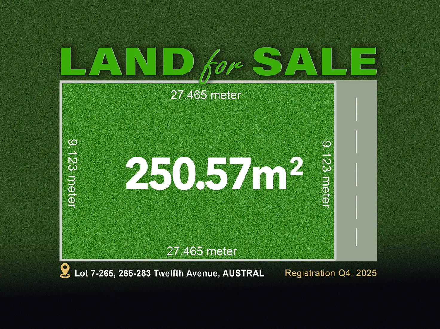 Main view of Homely land listing, LOT 7x-265, 265-283 Twelfth Avenue, Austral NSW 2179