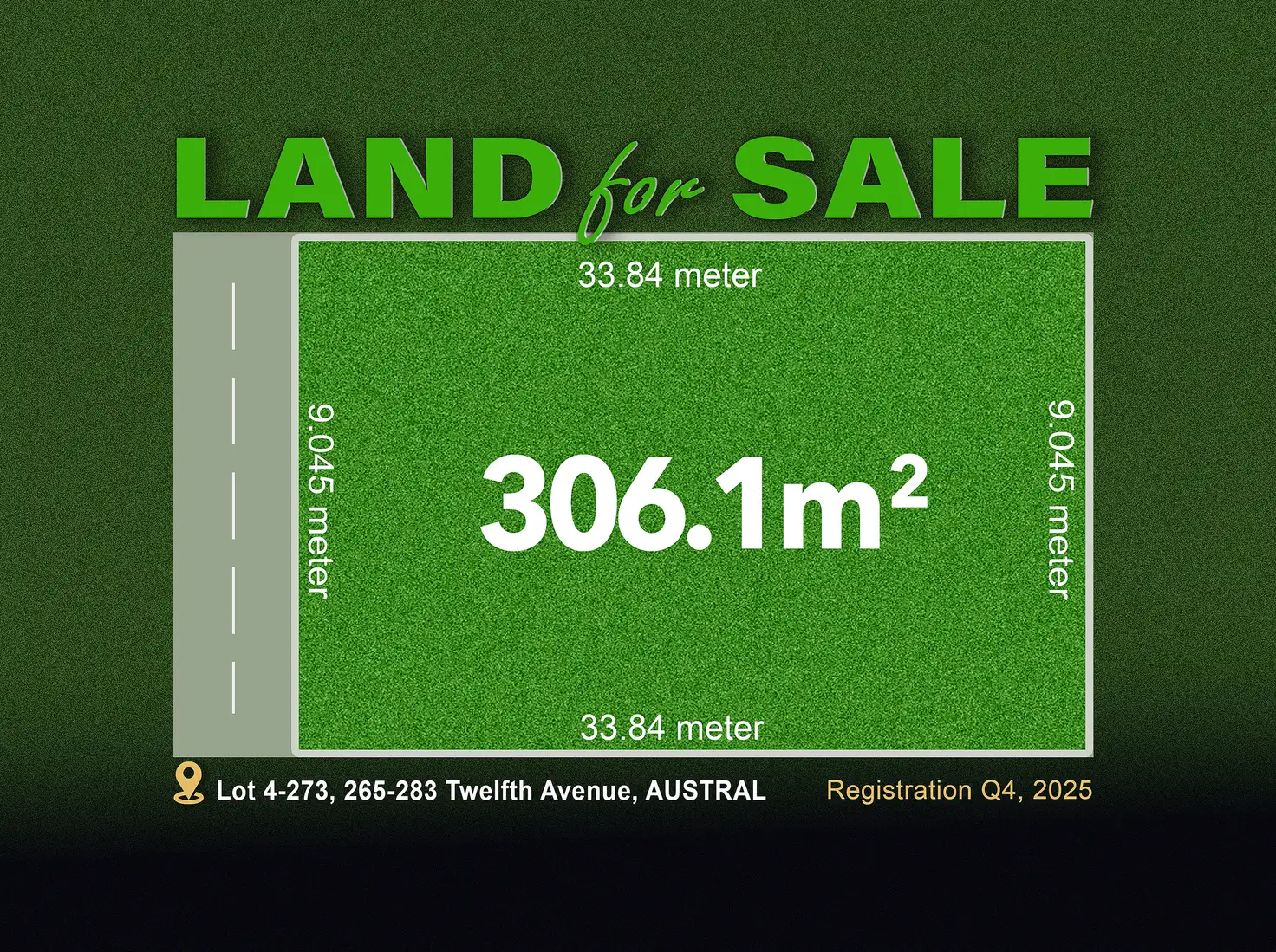 Main view of Homely land listing, LOT 6-273X, 265-283 Twelfth Avenue, Austral NSW 2179