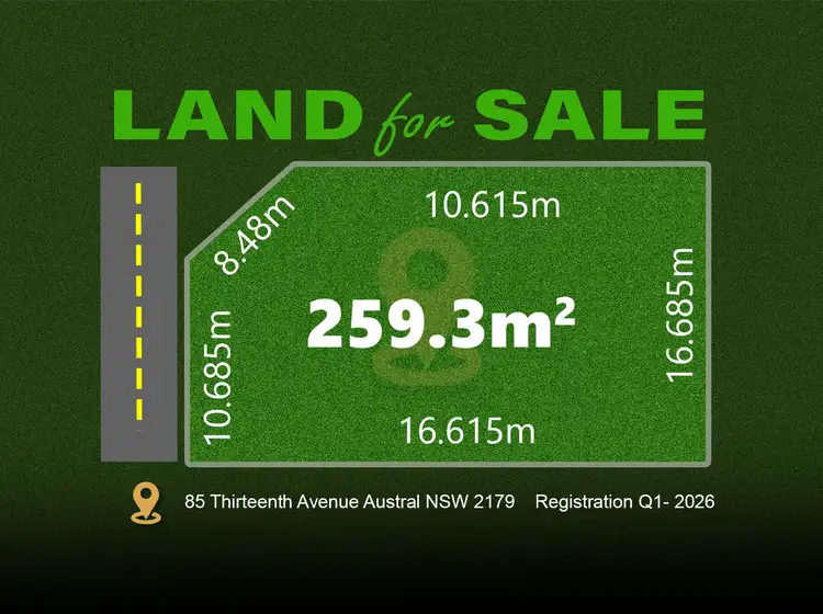 LOT 3x, 85 Thirteenth Avenue, Austral NSW 2179