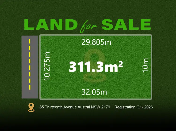 LOT 18x, 85 Thirteenth Avenue, Austral NSW 2179