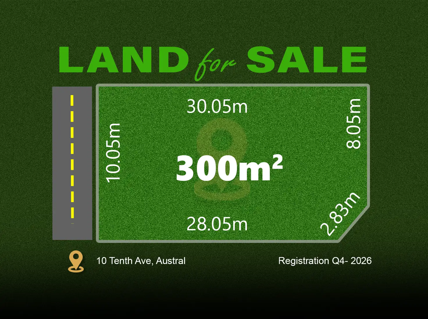 Main view of Homely land listing, LOT 1xx, 10 Tenth Avenue, Austral NSW 2179