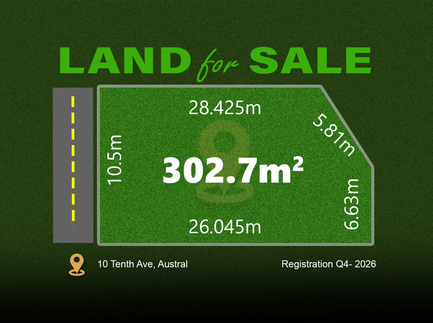 Main view of Homely land listing, LOT 25x, 10 Tenth Avenue, Austral NSW 2179
