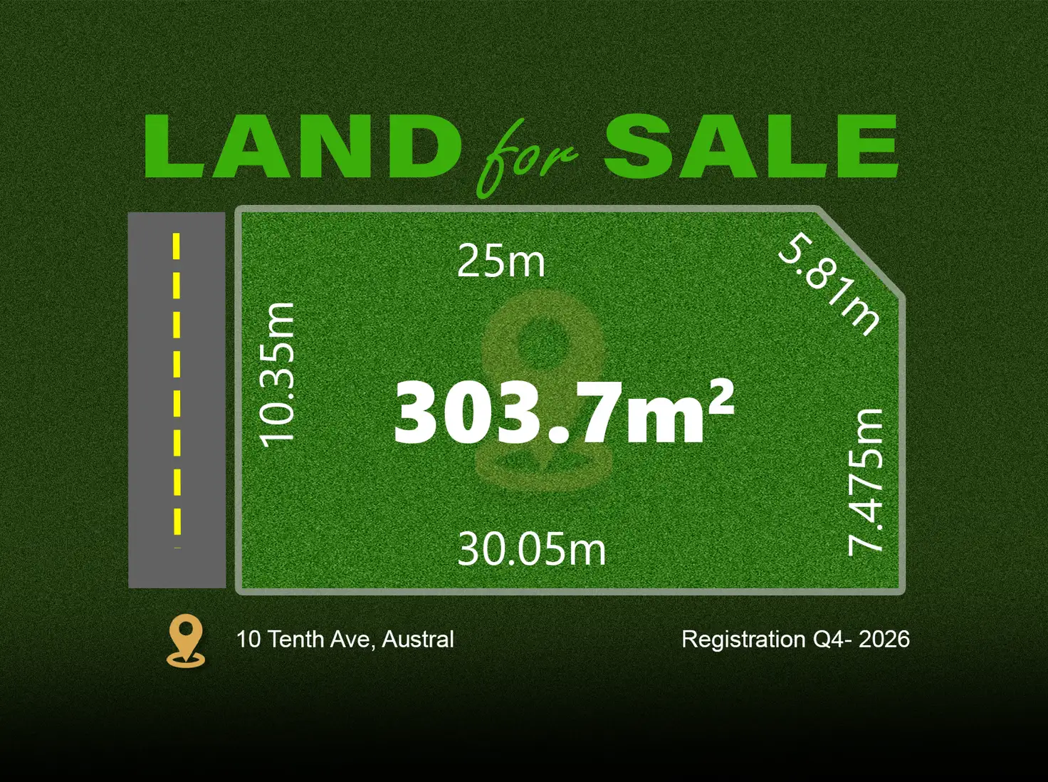 Main view of Homely land listing, LOT 18x, 10 Tenth Avenue, Austral NSW 2179
