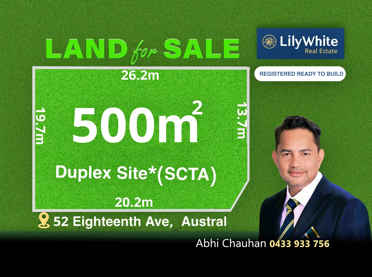 Main view of Homely land listing, 52 Eighteenth Avenue, Austral NSW 2179