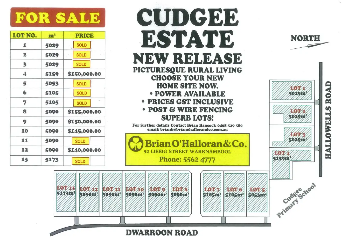 Main view of Homely land listing, LOT 4 Hallowells Road, Cudgee VIC 3265