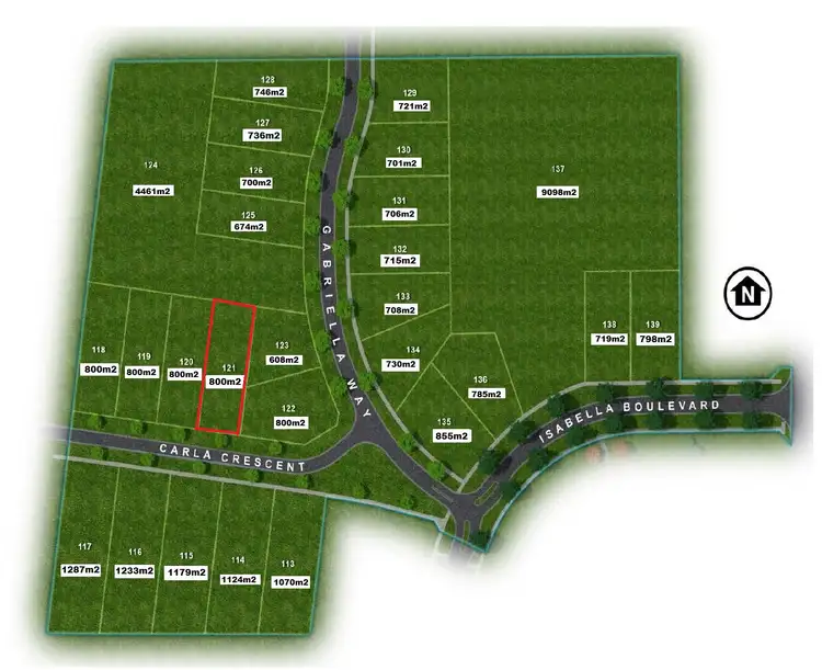 Main view of Homely land listing, LOT 121 Carla Crescent, Korumburra VIC 3950