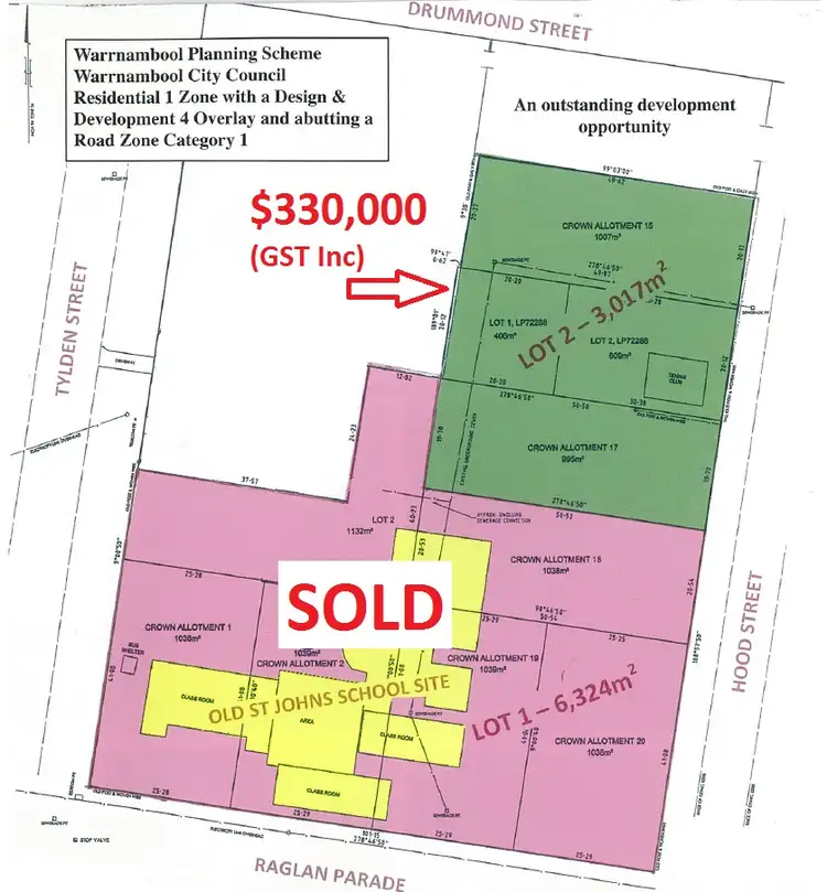 Main view of Homely land listing, LOT 2/11 Hood Street, Dennington VIC 3280