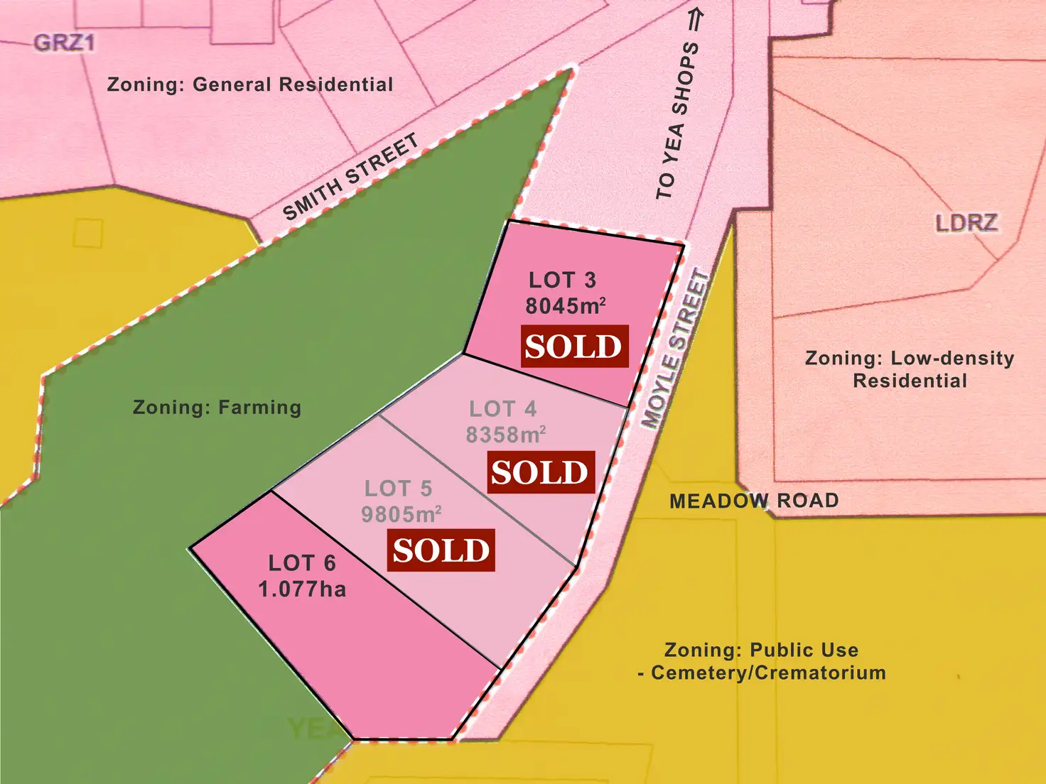 Main view of Homely land listing, 6 Smith Street, Yea VIC 3717