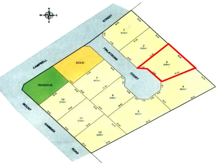 Second view of Homely land listing, LOT 3 Finlayson Court, Millicent SA 5280