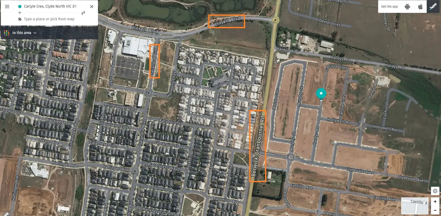 Main view of Homely land listing, LOT 401 Carlyle Crescent, Clyde North VIC 3978