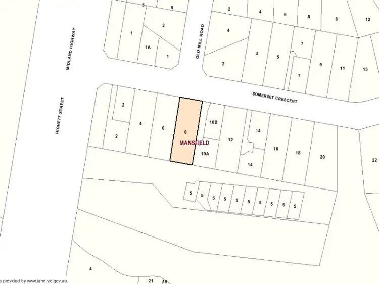 Fifth view of Homely land listing, 8 Somerset Crescent, Mansfield VIC 3722