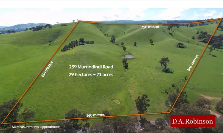 Main view of Homely land listing, 229 Murrindindi Road, Yea VIC 3717