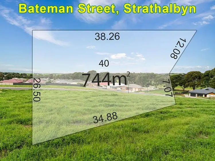 Main view of Homely land listing, LOT 40 Bateman Street, Strathalbyn SA 5255