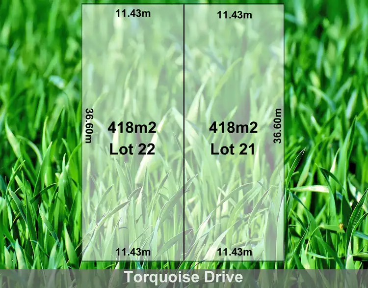 LOT 21 & 22/13 Turquoise Drive, Salisbury East SA 5109
