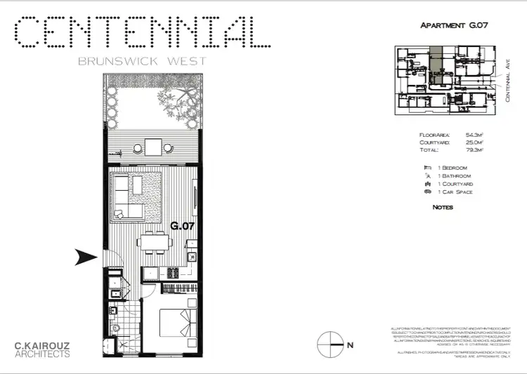 Third view of Homely apartment listing, 7/3-5 Centennial Avenue, Brunswick West VIC 3055