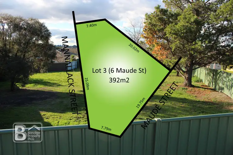 Main view of Homely land listing, 6 Maude Street, Golden Square VIC 3555