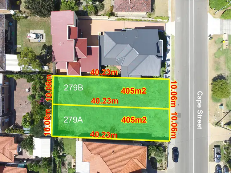Main view of Homely land listing, 279A Cape Street, Yokine WA 6060