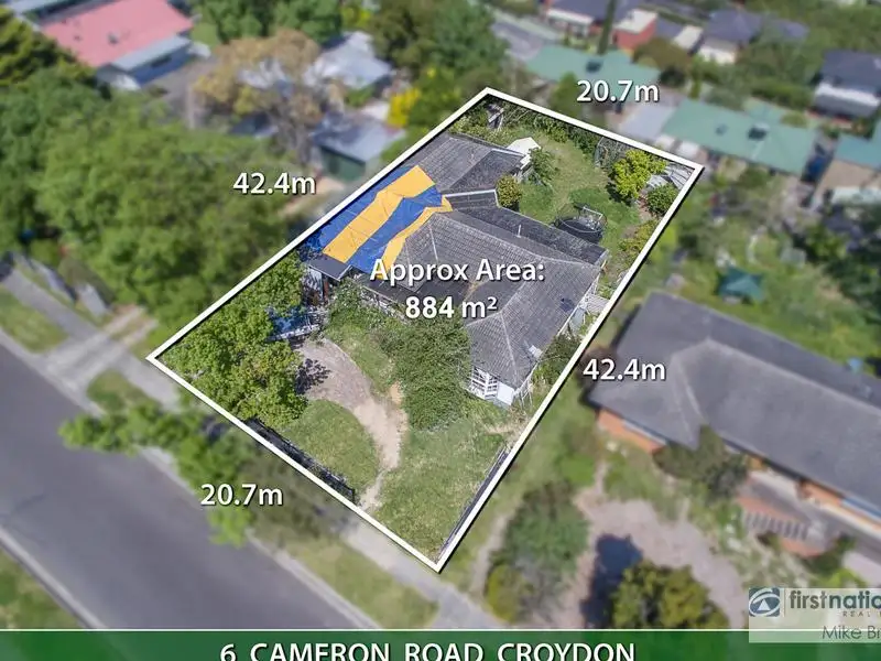 Main view of Homely house listing, 6 Cameron Road, Croydon VIC 3136