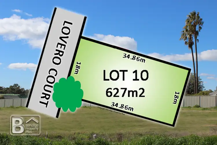 Main view of Homely land listing, LOT 10 Lovero Court, Kangaroo Flat VIC 3555