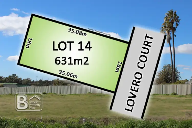Main view of Homely land listing, LOT 14 Lovero Court, Kangaroo Flat VIC 3555