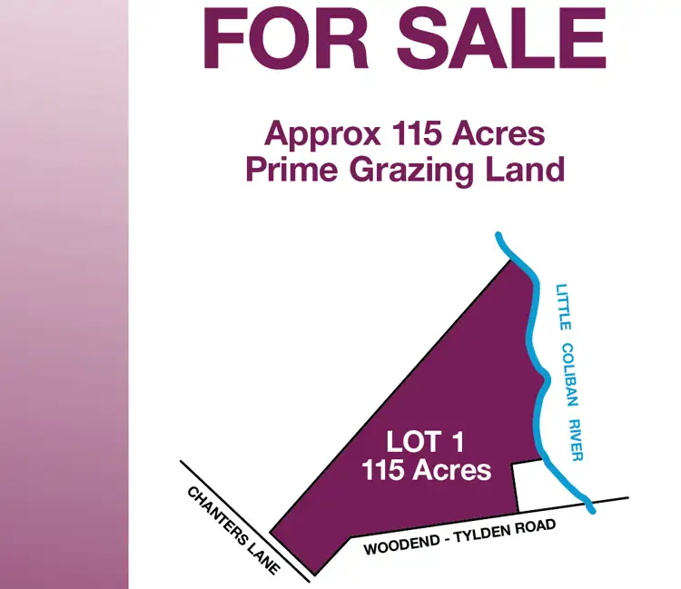 Main view of Homely land listing, Lot 1 Tylden-Woodend Rd, Tylden VIC 3444