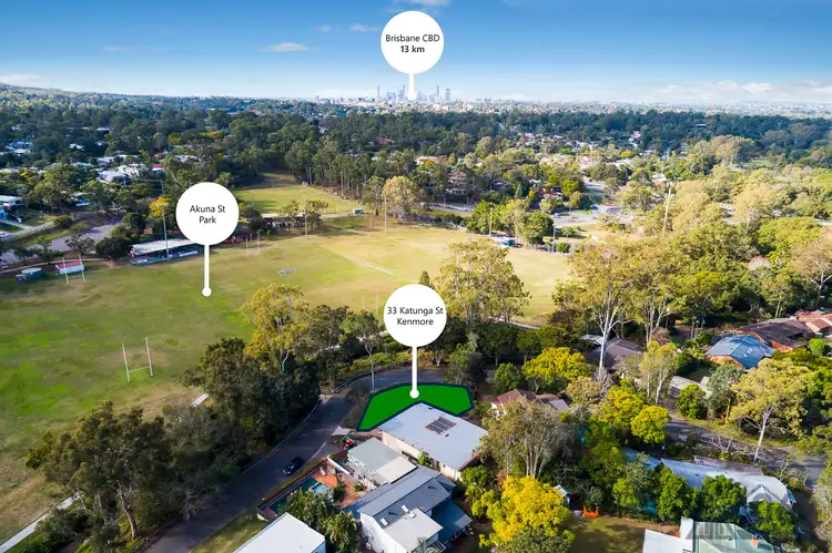 Main view of Homely land listing, 33 Katunga Street, Kenmore QLD 4069