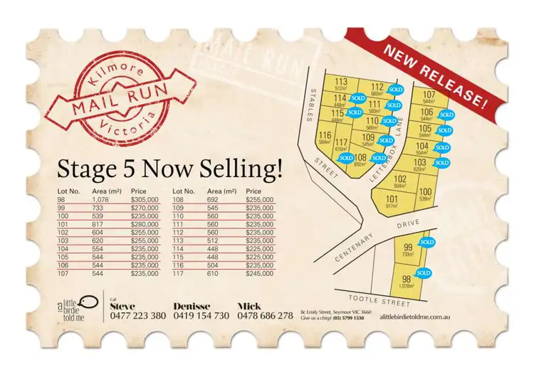 Main view of Homely land listing, Lot 113 Mail Run Estate, Kilmore VIC 3764