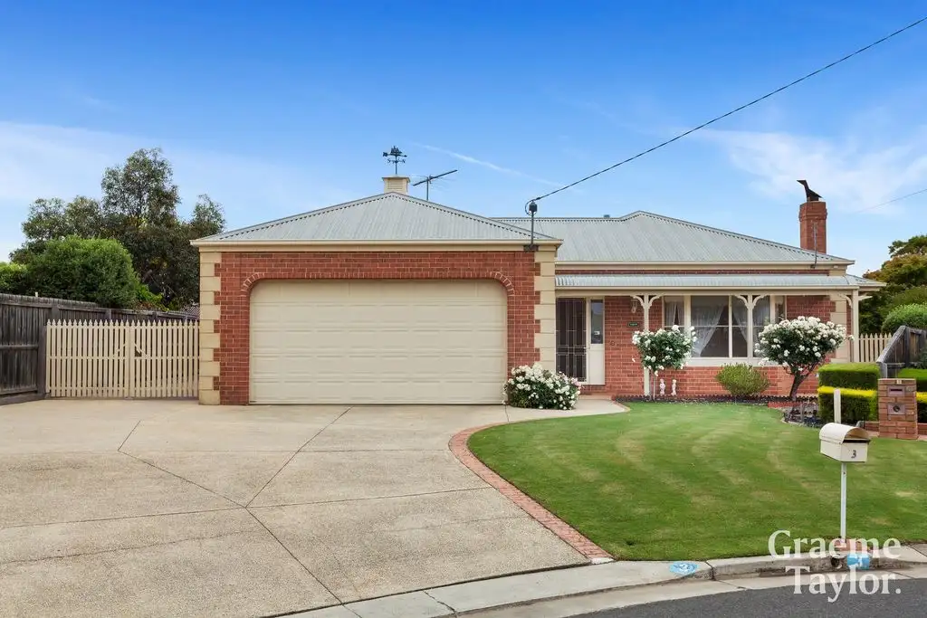Main view of Homely house listing, 3 Donnington Court, Highton VIC 3216