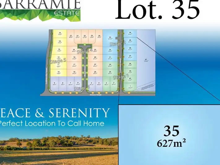 Main view of Homely land listing, LOT 35 Beethoven Street, Springdale Heights NSW 2641
