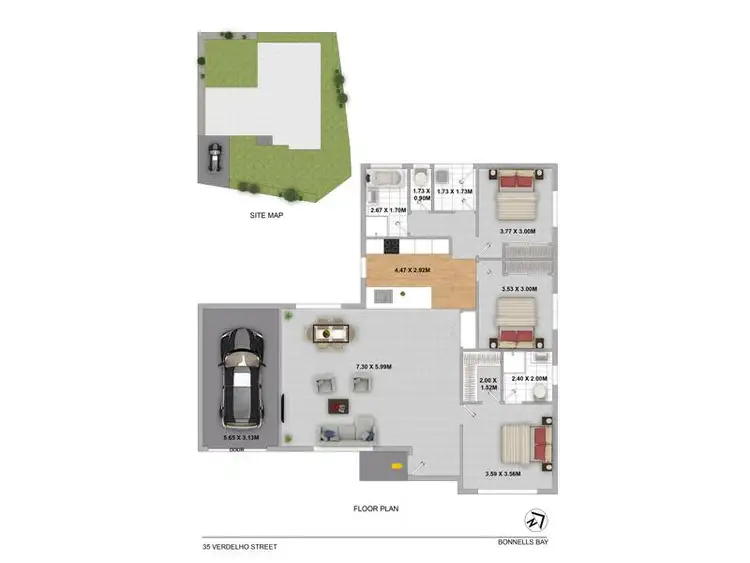Second view of Homely house listing, 35 Verdelho Street, Bonnells Bay NSW 2264