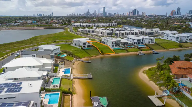 Main view of Homely land listing, 28 Lakeview Boulevard, Mermaid Waters QLD 4218