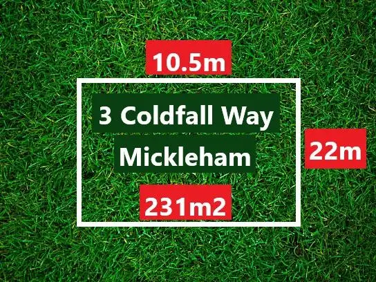 Main view of Homely land listing, 3 Coldfall Way, Mickleham VIC 3064