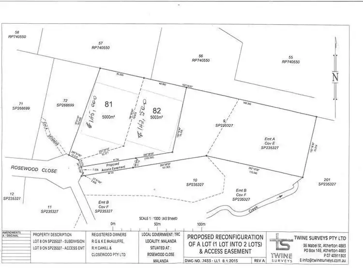 Sixth view of Homely land listing, LOT 82, 82 Rosewood Close, Malanda QLD 4885