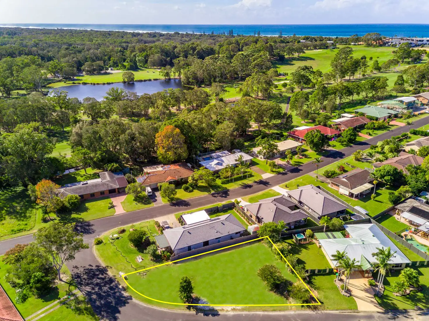 Main view of Homely land listing, 36 Bulgoon Crescent, Ocean Shores NSW 2483