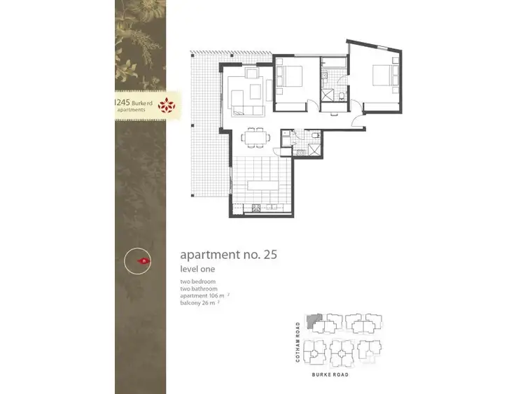 Second view of Homely apartment listing, 25/1245 Burke Road, Kew VIC 3101