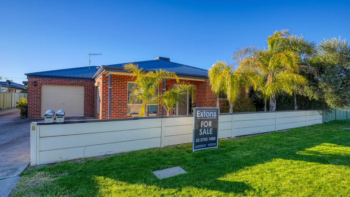 Main view of Homely unit listing, 1/8 Dunlop Street, Yarrawonga VIC 3730