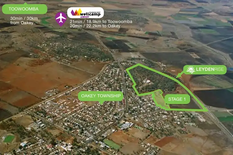 Second view of Homely land listing, 20 Leyden Drive, Oakey QLD 4401