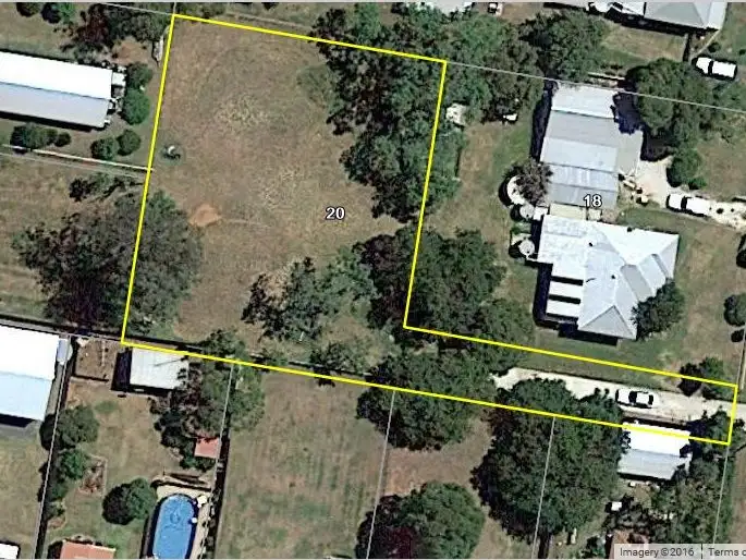 Main view of Homely land listing, 20 Gladsby Street, Oakey QLD 4401