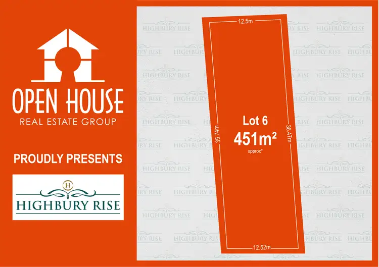Lot 6, 1113 Lower North East Road, Highbury SA 5089
