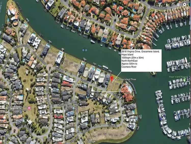 Second view of Homely land listing, 2618 Virginia Drive, Hope Island QLD 4212