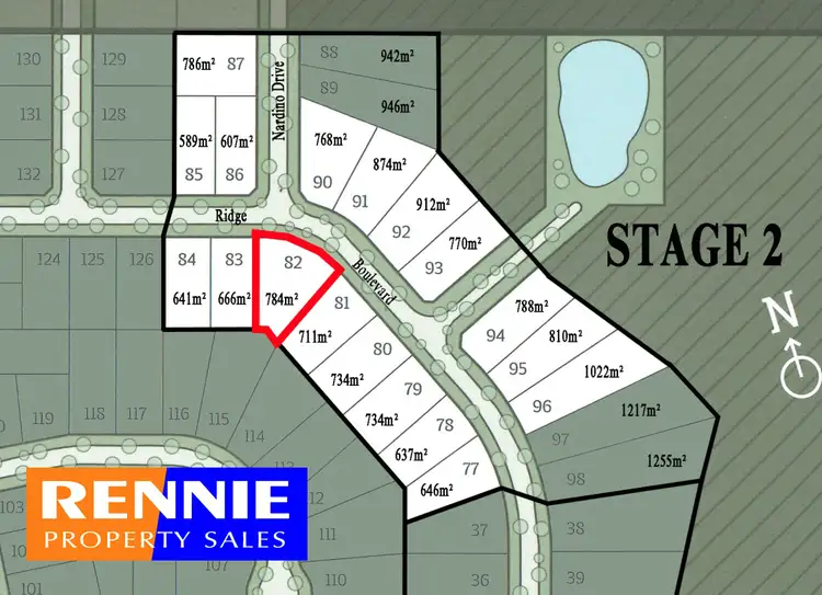 Main view of Homely land listing, LOT 82 Ridge Boulevard, Yinnar VIC 3869