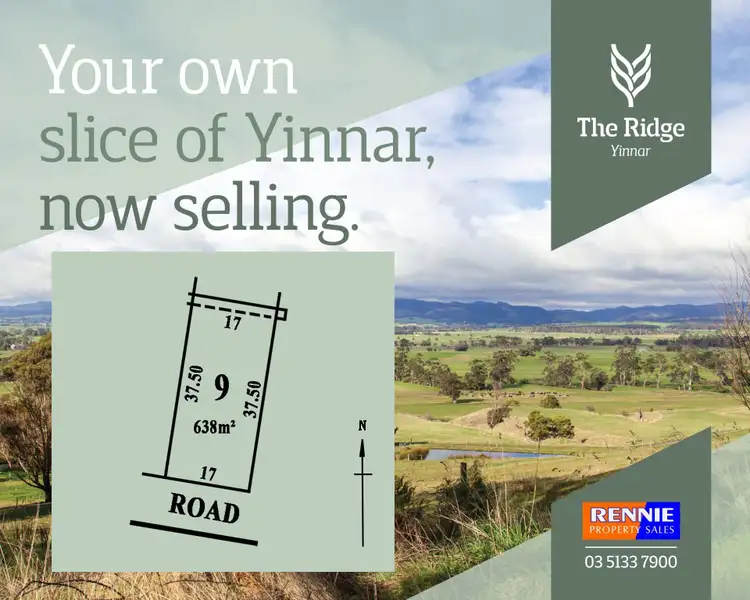 Main view of Homely land listing, LOT 9 The Ridge Estate, Yinnar VIC 3869