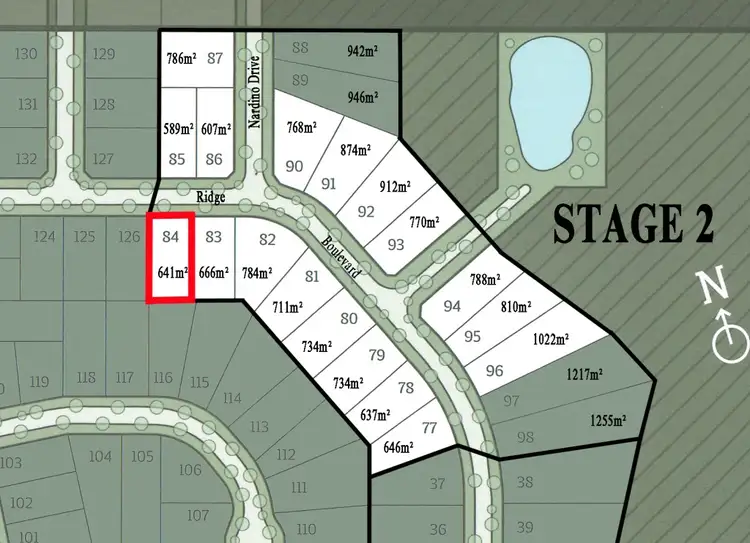 Third view of Homely land listing, LOT 84 Ridge Boulevard, Yinnar VIC 3869