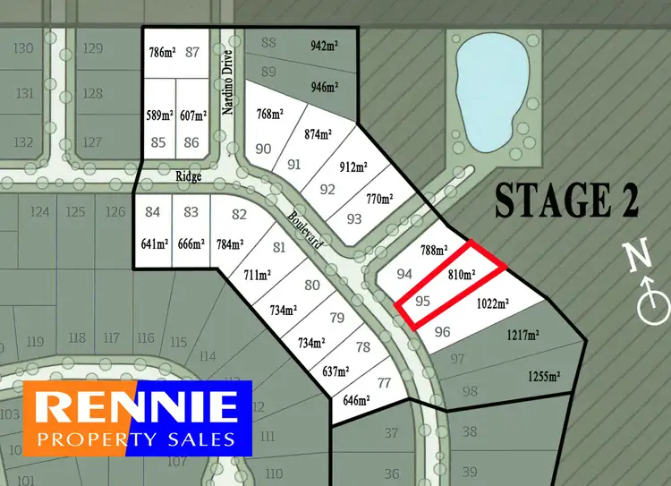 Main view of Homely land listing, LOT 95 Ridge Boulevard, Yinnar VIC 3869