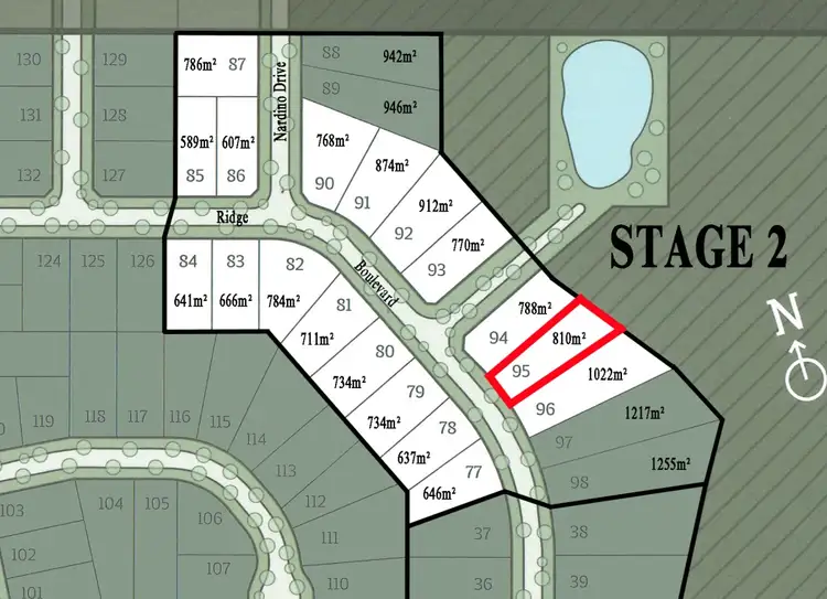 Third view of Homely land listing, LOT 95 Ridge Boulevard, Yinnar VIC 3869