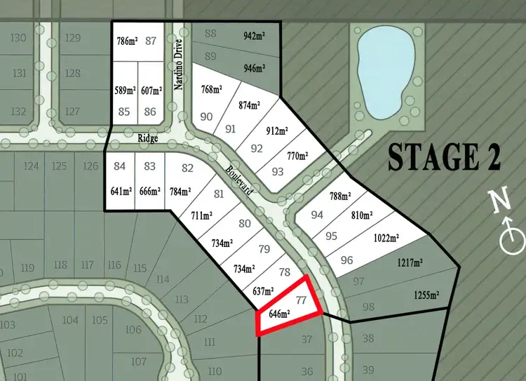 Third view of Homely land listing, Lot 77 Ridge Boulevard, Yinnar VIC 3869
