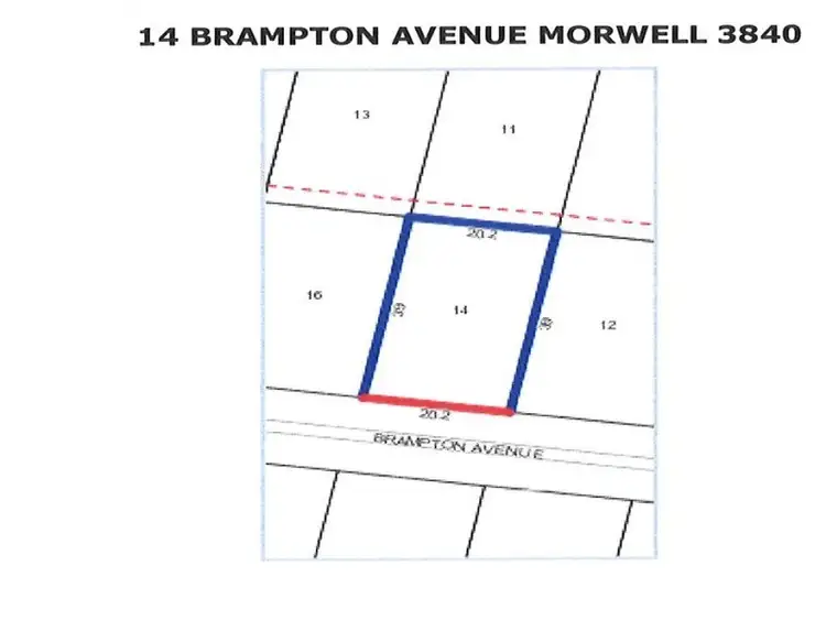 Third view of Homely land listing, 14 Brampton Avenue, Morwell VIC 3840